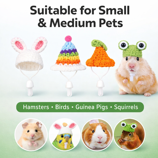 Cute Animal Hat™ for Hamsters – Make Your Pet Go Viral 🐹✨